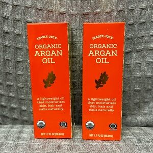 Trader Joe’s organic argon oil. Set of two. Sealed.